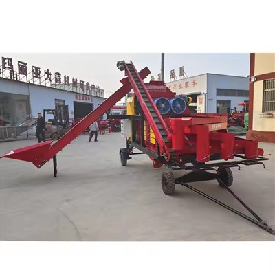 Doble Kanalı Ayrılı y Clasificador de Ajos Con Producción de 1000 kg\/h y inteción de empak otomatikto