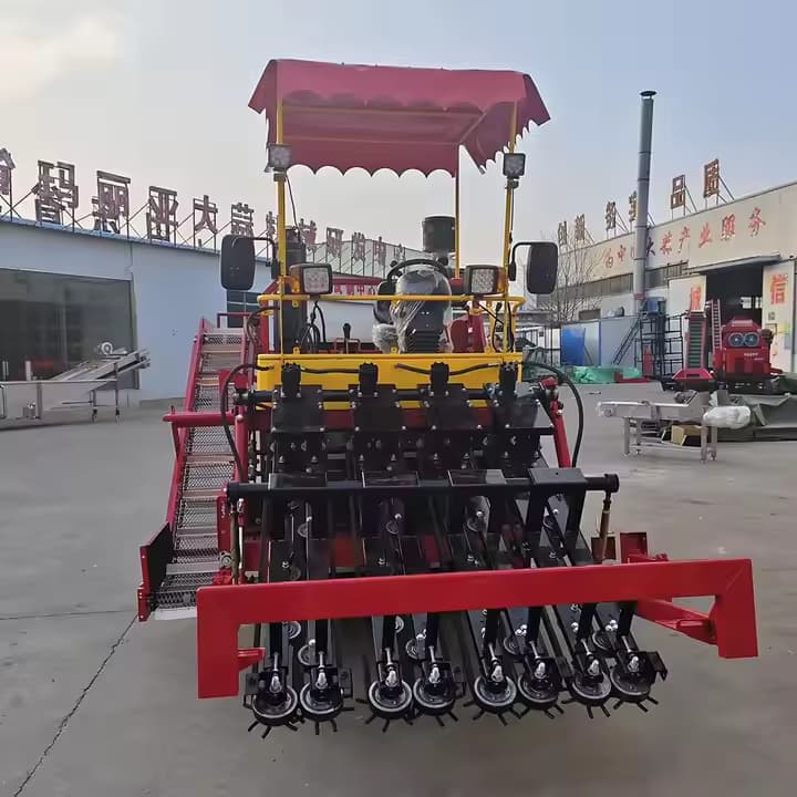 Akıllı sarımsak hasadı sarımsak hasadı ayarlanabilir satır aralığı sarımsak hasat özelleştirme oem servis sarımsak hasat