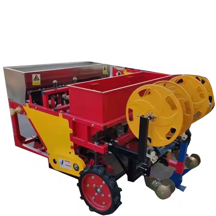 Traktör Çekti Sarımsak Ekici Hassas Ekim, Tutarlı Aralık, Tekdüzen Tohum Dağıtımını Büyük Sarımsak Fener